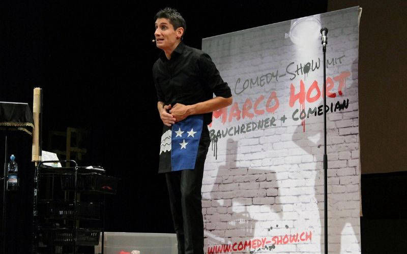Marco als Stand-Up Comedian